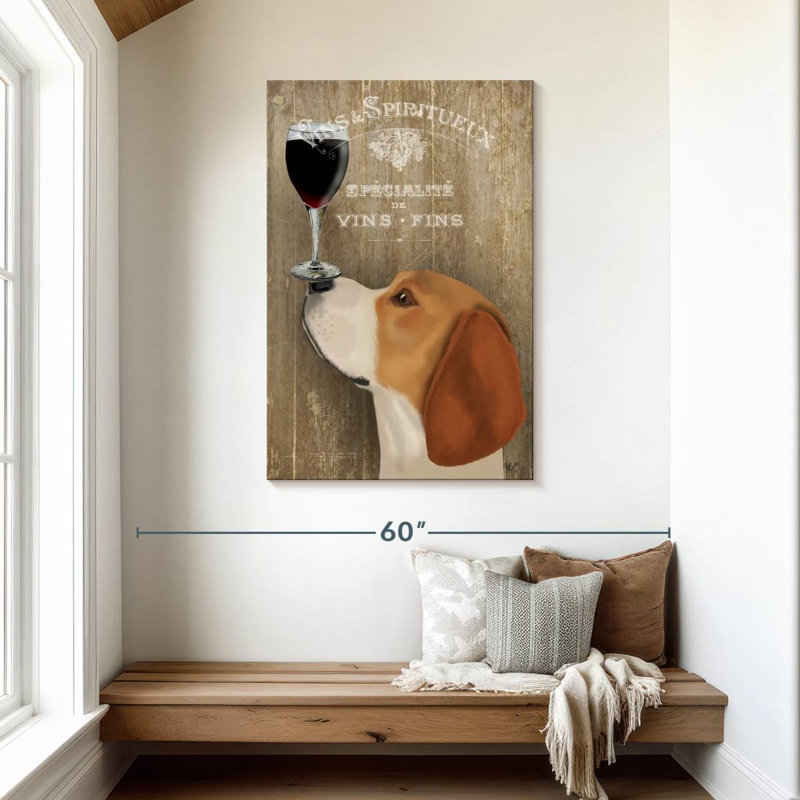 Ketti Dog Au Vin Beagle, H 45 po x l 30 po