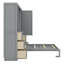 Lit escamotable Murphy avec placard, tiroirs et tablettes-1169760684