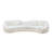 Modern Curved Sectional Sofa, Beige Boucle Upholstered, C-shaped Design, 125'' Living Room  Furniture Couch -168026236