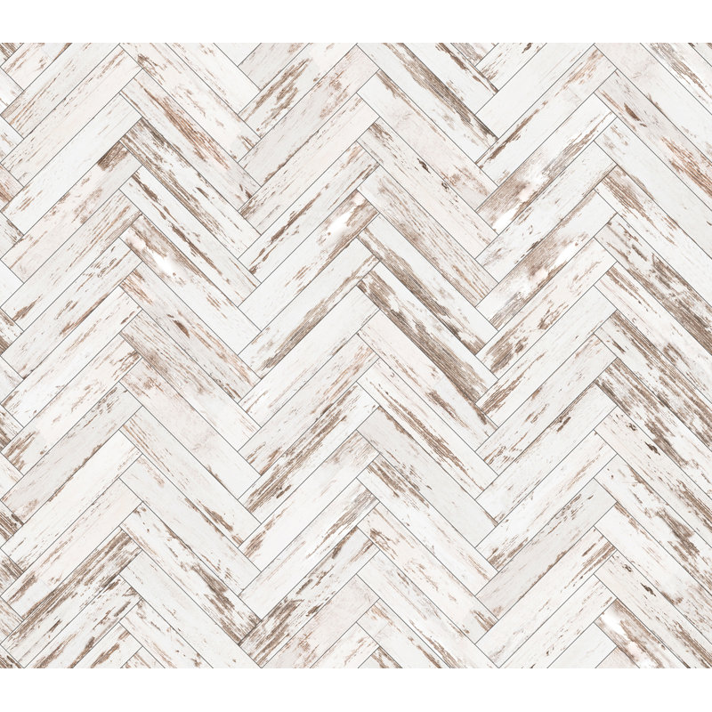 Rouleau de papier peint adhésif Parquet L 10 pi x l 24 po