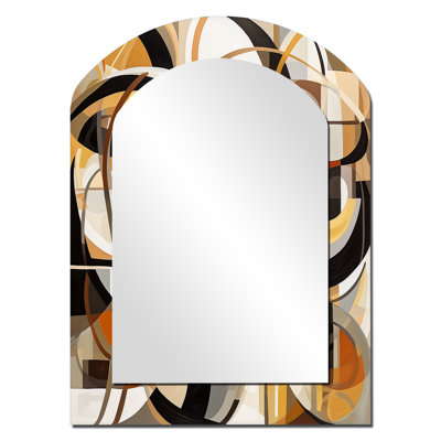 Miroir mural Mid-Century