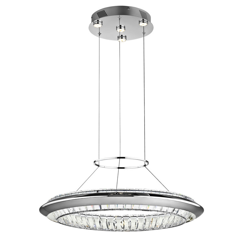 Joez 5 - Light LED Chandelier, 109.5" H x 23.5" W x 23.5" D