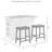 Diamondback 50 " W Kitchen Island Set with Stainless Steel Top