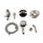 High Rain Shower Head With Handheld - 6 Spray Patterns & Adjustable Water Flow Brushed Nickel Pulse Massage 5 Other Modes