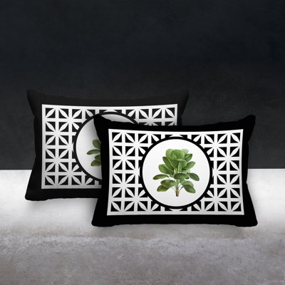 Outdoor Reversible Throw Pillow