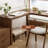 Solid wood corner desk L-shaped-6563683
