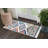 Southwestern Machine Made Power Loom Area Rug in White-535889187