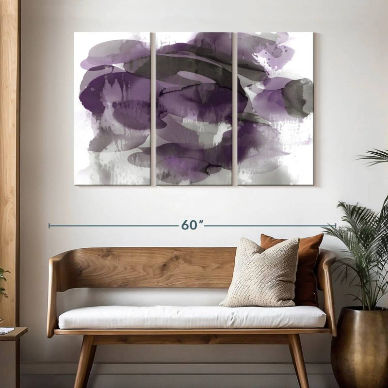 Avery Amethyst Flow II, 32" H x 50" W