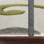 Macaw Green Modern Rug, Abstract Easy to Clean Rug For Living Room, Dining Room, Bedroom, Kitchen-1238402733