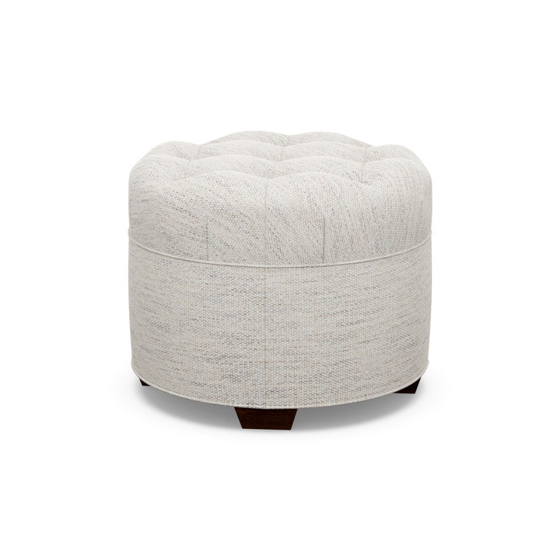 Round Ottoman, 9907-99, Walnut