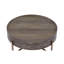 Table basse à tambour avec 1 tiroir seulement, sans chaises.