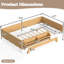 Lit simple au sol avec garde-corps et bibliothèque Montessori, structure de lit en bois massif, blanc et naturel-131202360-131202361