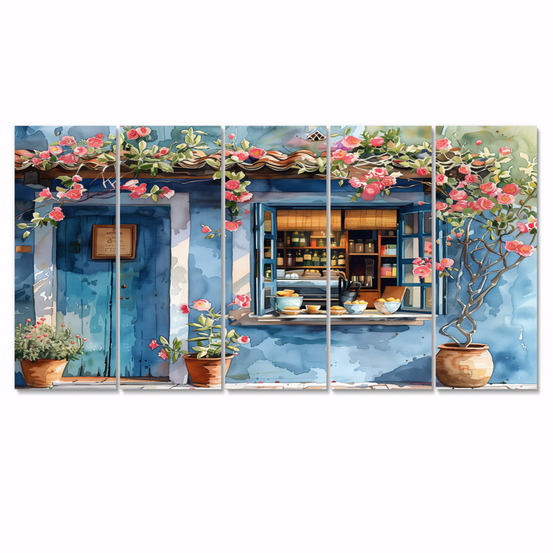 Ensemble de toile d'art rose rétro rose, H 28 po x l 60 po