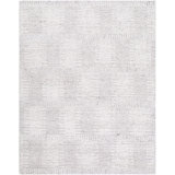 Maine Hand Knotted Wool Geometric Area Rug in Cream