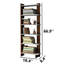 Bibliothèque géométrique H 67 "x l 18,4"