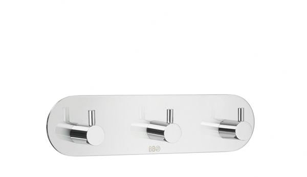 Design Triple Self Adhesive Wall Mounted Hook