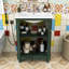 Meuble-lavabo autoportant moderne avec lavabo en céramique, charnières à fermeture douce et tablette réglable-2000584406