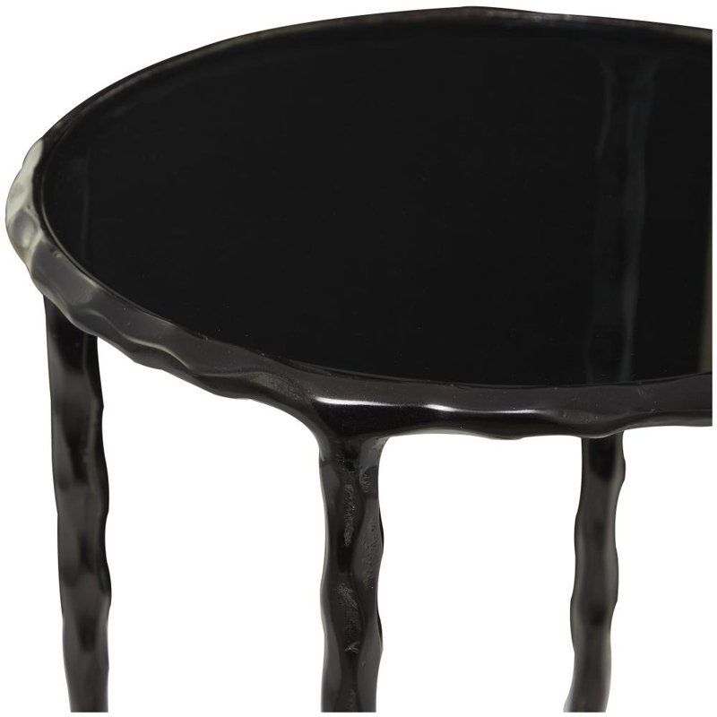 Table d'appoint Gimlet 15 po x 15 po x 22 po Gimlet, Noir, noir, noir, noir