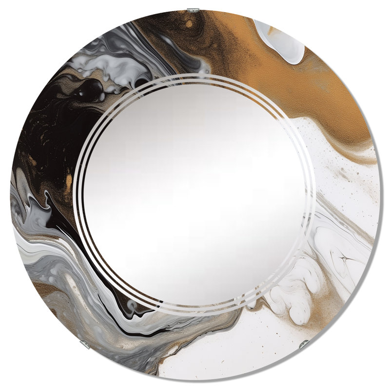 Miroir mural Neppur, 32 po x 32 po