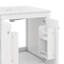 Meuble-lavabo de 48 po avec lavabo, armoire de rangement avec portes à fermeture en douceur, tiroir divisé et tablette de porte double couche-934474044