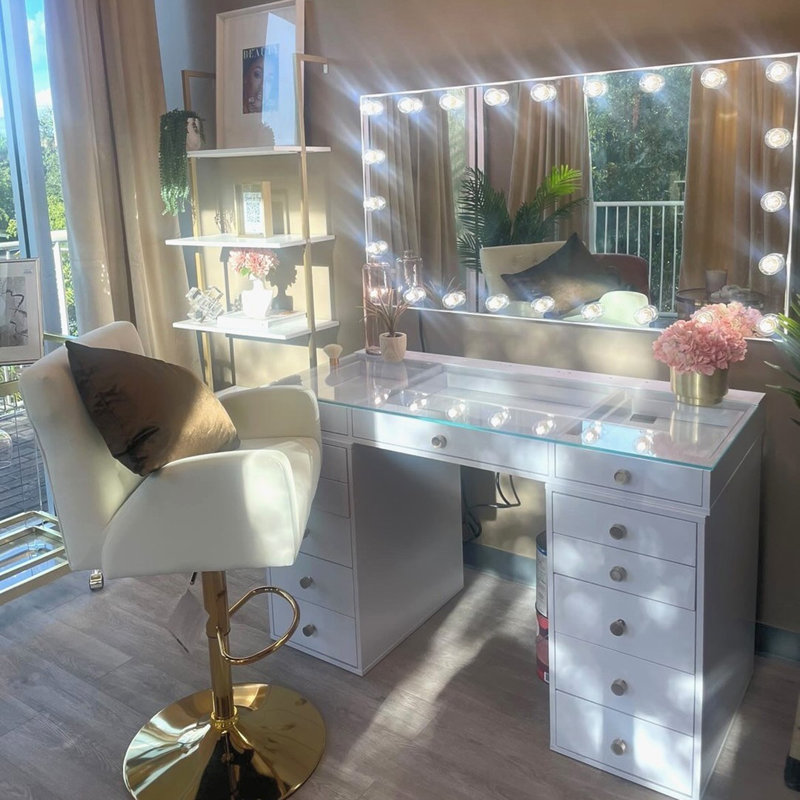 Miroir de maquillage Hollywood Glow Panorama
