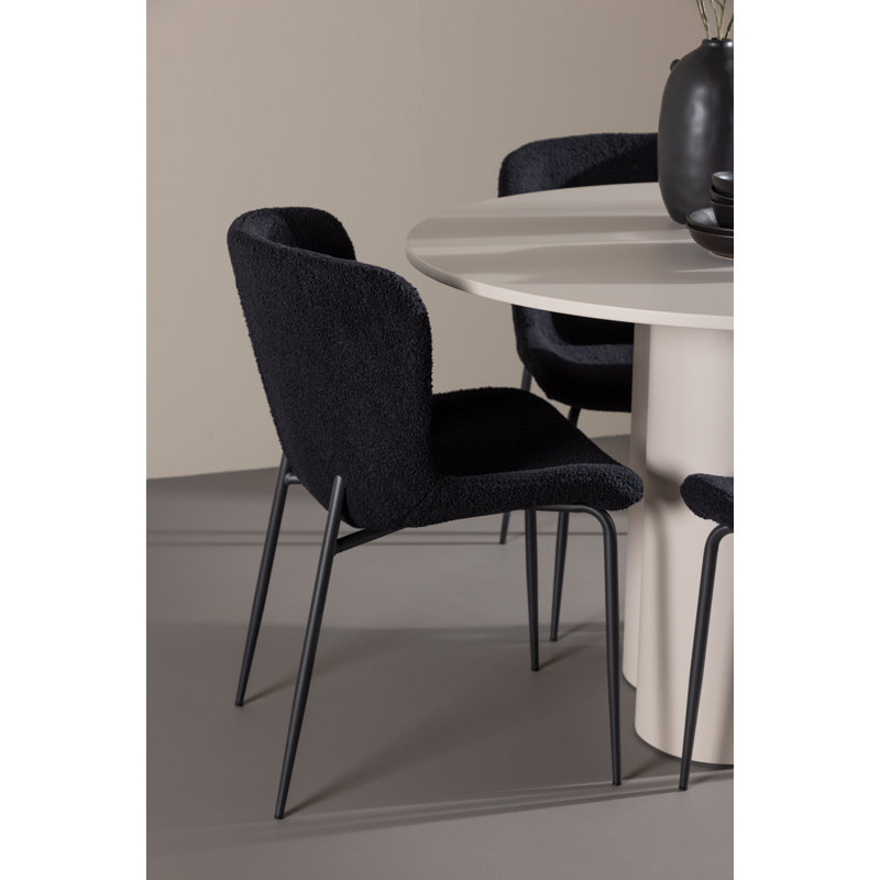 Noegel 4 - Person Dining Set, Beige