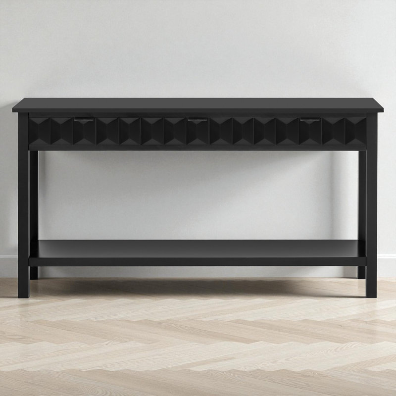 Console 60,03 po, Noir