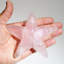 Genuine Polished Rose Quartz Star Fish