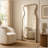 Vase-Inspired Full Length Wall Mirror with Mango Wood Frame
