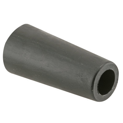 Pare-chocs de porte coulissante en verre, 2 5/8 po, caoutchouc robuste, noir (paquet de 2)