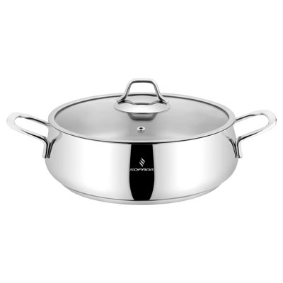 SOFRAM 4.2 Quarts Stainless Steel Stock Pot