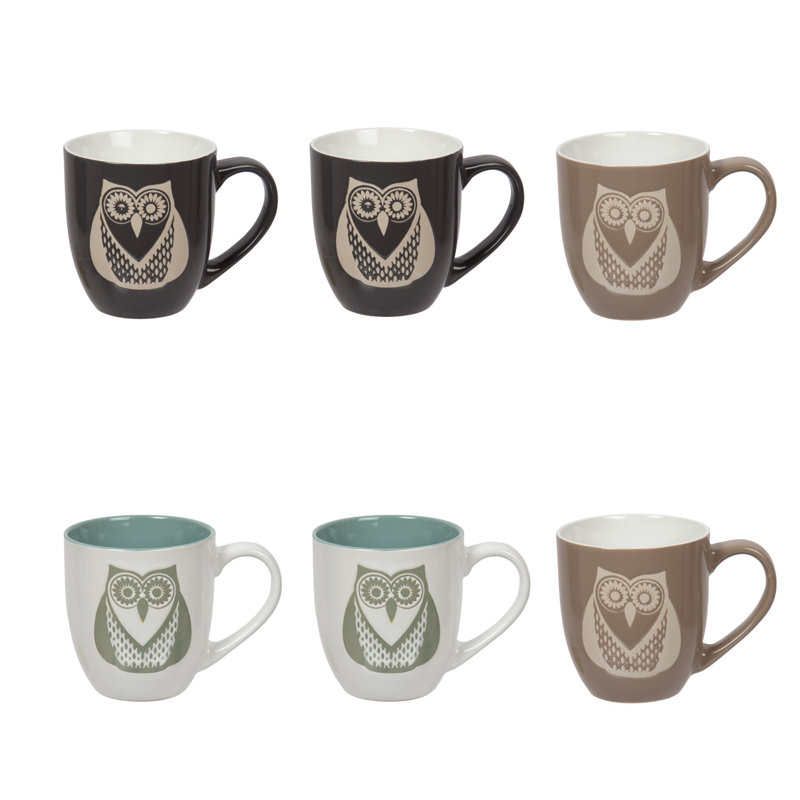 Grande tasse à café hibou bullet