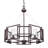 Newlin 5-Light Steel Dimmable Drum Chandelier -732996588