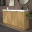 Meuble-lavabo autoportant 59 po avec lavabo droit en acrylique renforcé Monterey-4094930-26751308