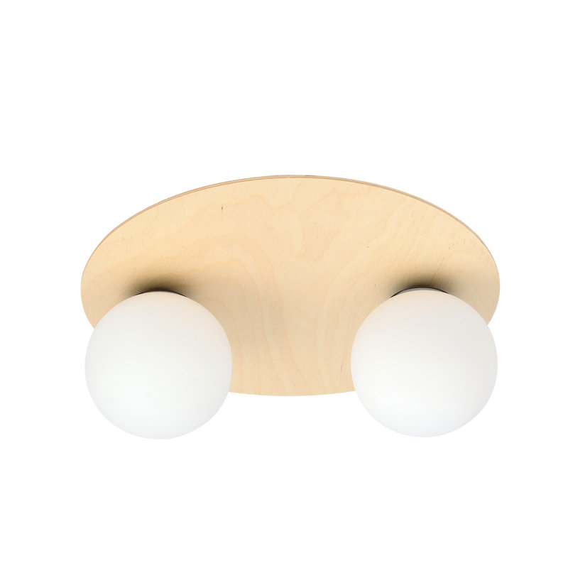 Aloisio Glass Flush Mount