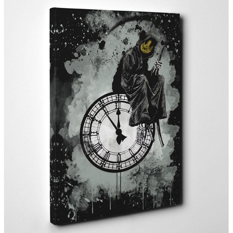 Banksy - Wrapped Canvas Print, 50cm H x 35cm W