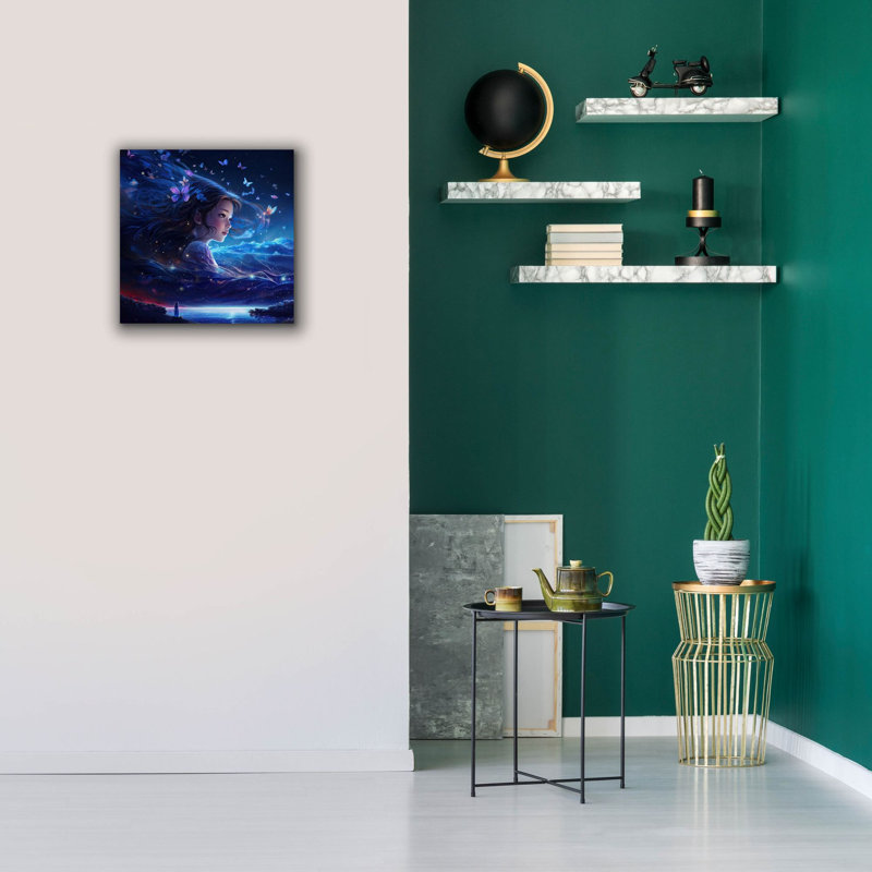 «In A Dream» par Cameron Gray, art mural sur toile, H 18 po x l 18 po x P 0,75 po