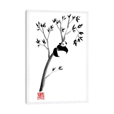 Panda in the Tree 1 Piece Painting on Canvas