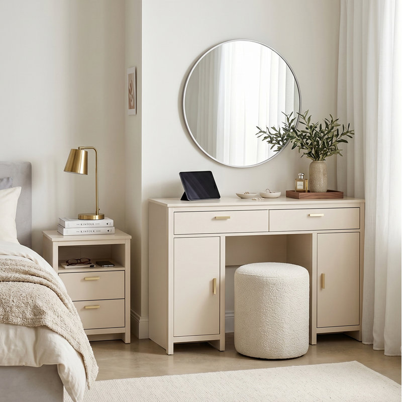Connie Luxe Bedroom Duo, Natural