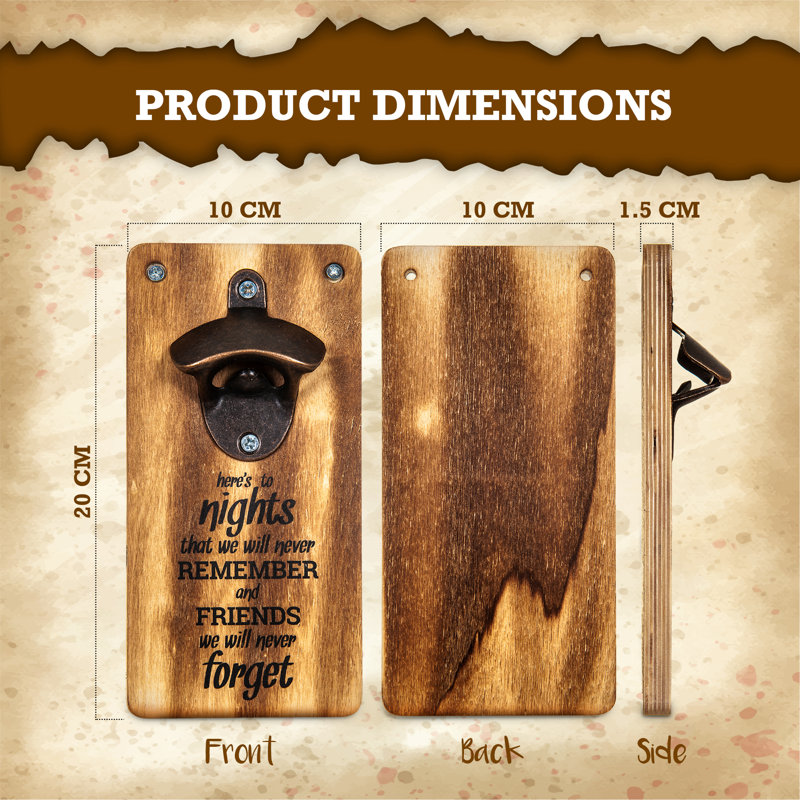 Gyda Wood Bottle Opener