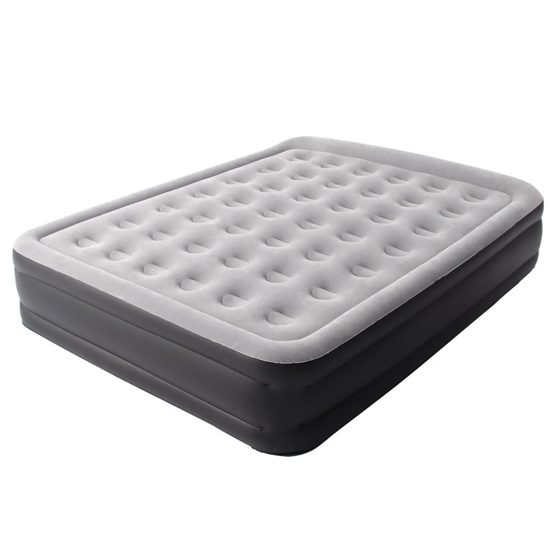 Matelas gonflable Montegut avec pompe CA intégrée, Grand lit