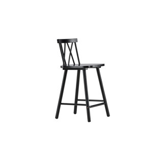 Haven Counter Stool with Solid Wood Frame