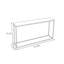 Console simple et moderne avec rangement-1626377393