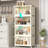 4 Tier Plastic Storage Bins With Lids 230QT, Stackable Storage Containers With Wheels, Folding Storage Boxes, Collapsible Storage Bins, Closet Organizers And Storage For Living Room,Office,Dorm
