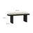 Iver 43" Upholstered Wood Accent Bench In Black Flax