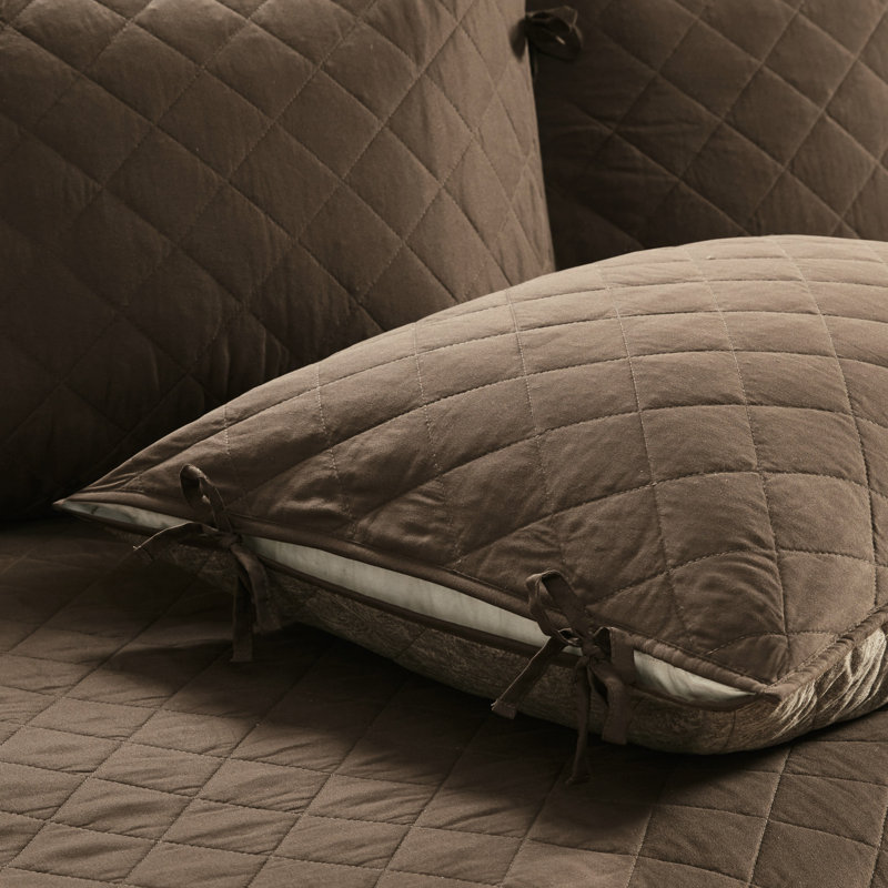 Daybed Bedding Collection - Brown, Faux Suede, Rustic Theme