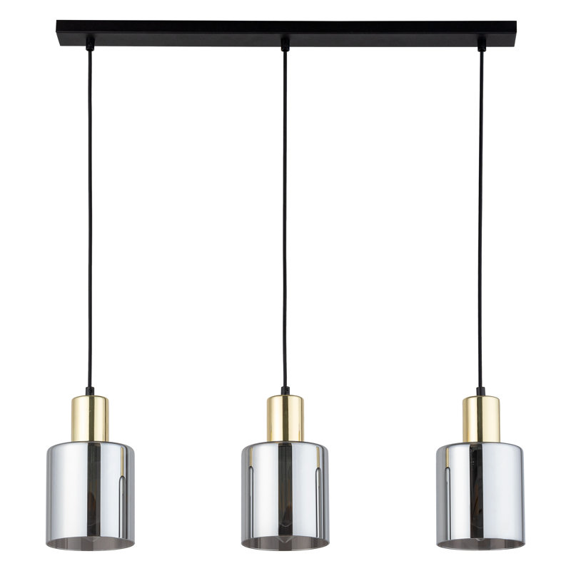Azeem 3 - Light Kitchen Island Pendant, Gold/Gray