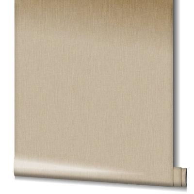 Earth Collection Textured Linen Effect Wallpaper Roll