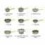 30 - Piece Non-Stick Aluminum Cookware Set-184854095