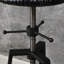 Aahyan Swivel Adjustable Height Counter Stool with Metal Frame-1685595952